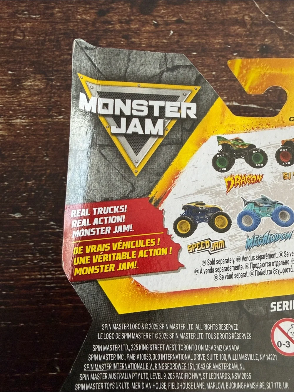 Monster Jam Series 46 ThunderRoarus Kids Monster Truck 1:64 scale BAD CARD